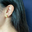 Gold South Sea Pearl 18K Gold Stud Earrings (Style 1)